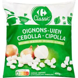 CARREFOUR CLASSIC' Oignons en cubes 400g