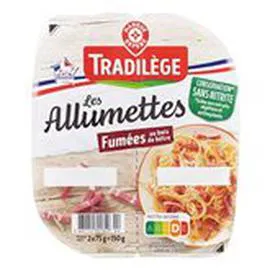 MARQUE REPÈRE, TRADILÈGE Allumettes fumées Sans nitrite 2x75g