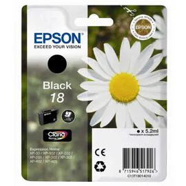 EPSON Cartouche 18 - Noir l'unité