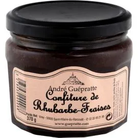 Confiture rhubarbe-fraises (370g)