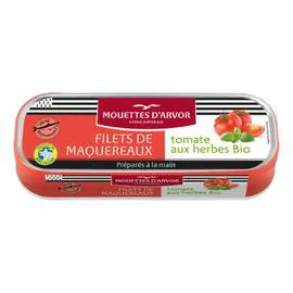 Filets de maquereaux tomate aux herbes Bio (169g)