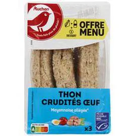 Sandwich triple thon oeuf mayonnaise (230g)