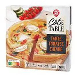 MARQUE REPÈRE, CÔTÉ TABLE Tarte Tomates Chèvre Courgette 400g