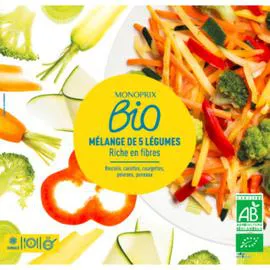 MONOPRIX BIO Mélange de 5 légumes bio 600g