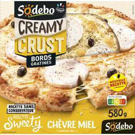 Pizza Crust Sweety Chèvre miel base crème (580g)