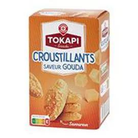 MARQUE REPÈRE, TOKAPI Biscuits Croustillants Gouda 85g