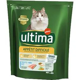 Croquettes pour chat appétit difficile truite (400g)