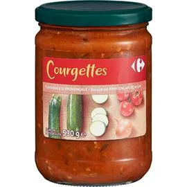 CARREFOUR Légumes cuisinés courgettes à la provençale 530g