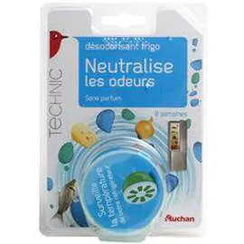 AUCHAN Désodorisant frigo anti-odeur et sans parfum 40g