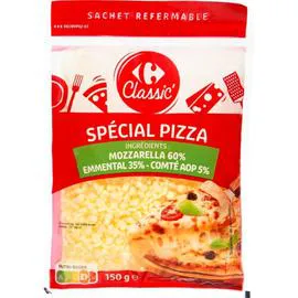 CARREFOUR CLASSIC' Fromage Râpé Spécial Pizza 150g