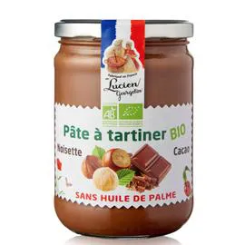 Pâte à tartiner noisettes et cacao bio (600g)