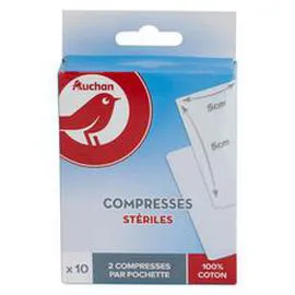Compresses stériles (x10)