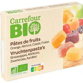 Pâtes de fruits assortiment Bio (190g)