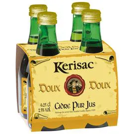Cidre Breton doux pur jus 6% (4x25cl)