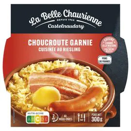 Plat cuisiné choucroute garnie au Riesling (300g)