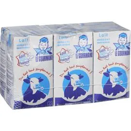Lait Demi-Ecreme Stérilisé UHT (6x1l)