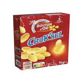BOUTON D'OR Biscuits apéritif Crok'sel 75g