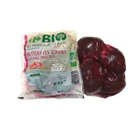 Betteraves rouges cuites Bio (500g)