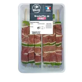 Brochettes de porc (6x100g)