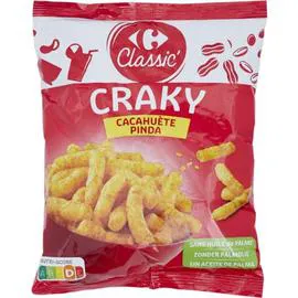 Biscuits apéritif Craky cacahuète (75g)