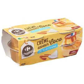 Crème aux Oeufs saveur coco caramel (4x100g)