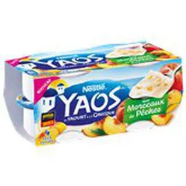 Yaourt en morceaux Pêche (4x125g)