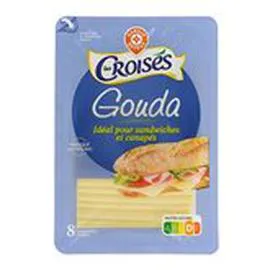 MARQUE REPÈRE, LES CROISÉS Fromage Gouda En tranche 200g