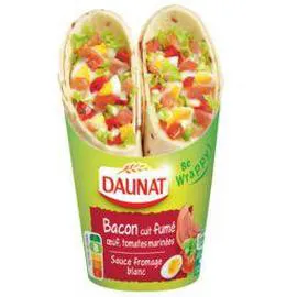 Wrap sauce yaourt Bacon oeuf tomate (2x95g)