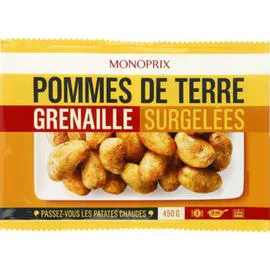 MONOPRIX Pommes de terre grenaille, surgelées 450g