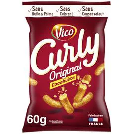 VICO, CURLY Biscuits apéritifs cacahuète 60g
