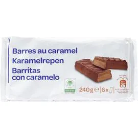 Barres au caramel (6x40g)