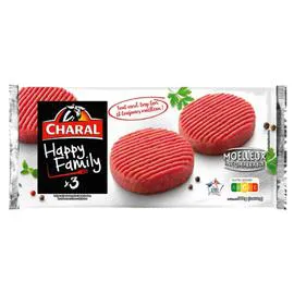Steack haché happy family (3x100g)