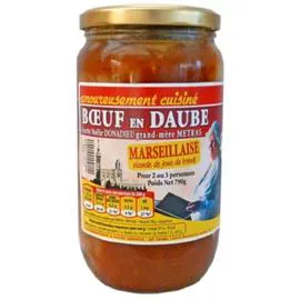 Plat cuisiné Pieds et paquets BOeuf en daube à la Marseillaise (790g)