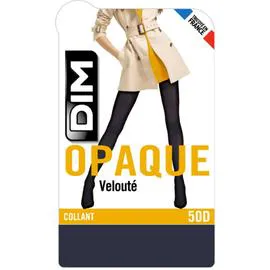 Collant femme marine Opaque velouté T1/2 (la paire)