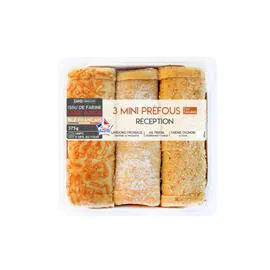 Mini Préfou "Réception" Crème Oignons - Ail et Persil - Lardons Emmental (375g)