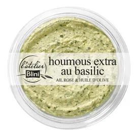 Houmous extra au basilic (175g)