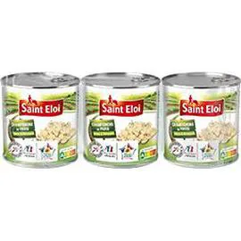 SAINT ELOI Champignons de Paris pieds & morceaux 3x115g