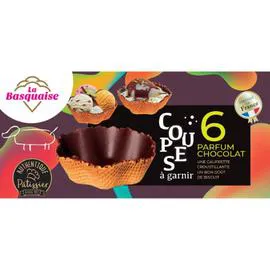 Coupes à garnir parfum chocolat (105g)
