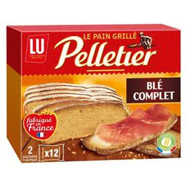 LU, PELLETIER Pain grillé au blé complet 500g