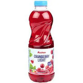 Boisson au jus de cranberry light avec édulcorants (1l)