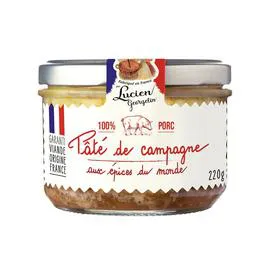 Pâté de campagne aux épices du monde (220g)