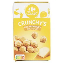 CARREFOUR CLASSIC' Biscuits apéritif gaufrettes fromage 80g