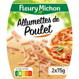 FLEURY MICHON Allumette de poulet 2x75g