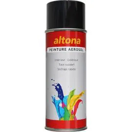 Peinture AEROSOL NOIR BRILLANT (400ml)