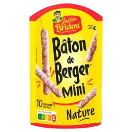 JUSTIN BRIDOU Mini saucisson bâton de berger nature 100g