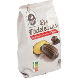 CARREFOUR ORIGINAL Madeleines nappées chocolat 250g