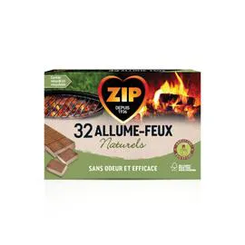 Blocs allume-feux naturels sans odeur (x32)