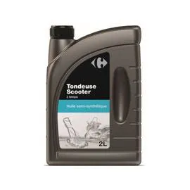 Huile Moteur 2 Temps Semi-Synthétique Tondeuse Scooter 2L CARREFOUR (2l)