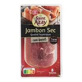 Jambon sec Saint Azay 8 tranches (200g)