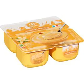 CARREFOUR CLASSIC' Crème dessert saveur vanille 4x125g